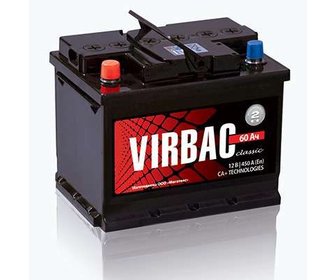 АКБ VIRBAC 6ст-60 (о.п.) 500А 242*175*190.
